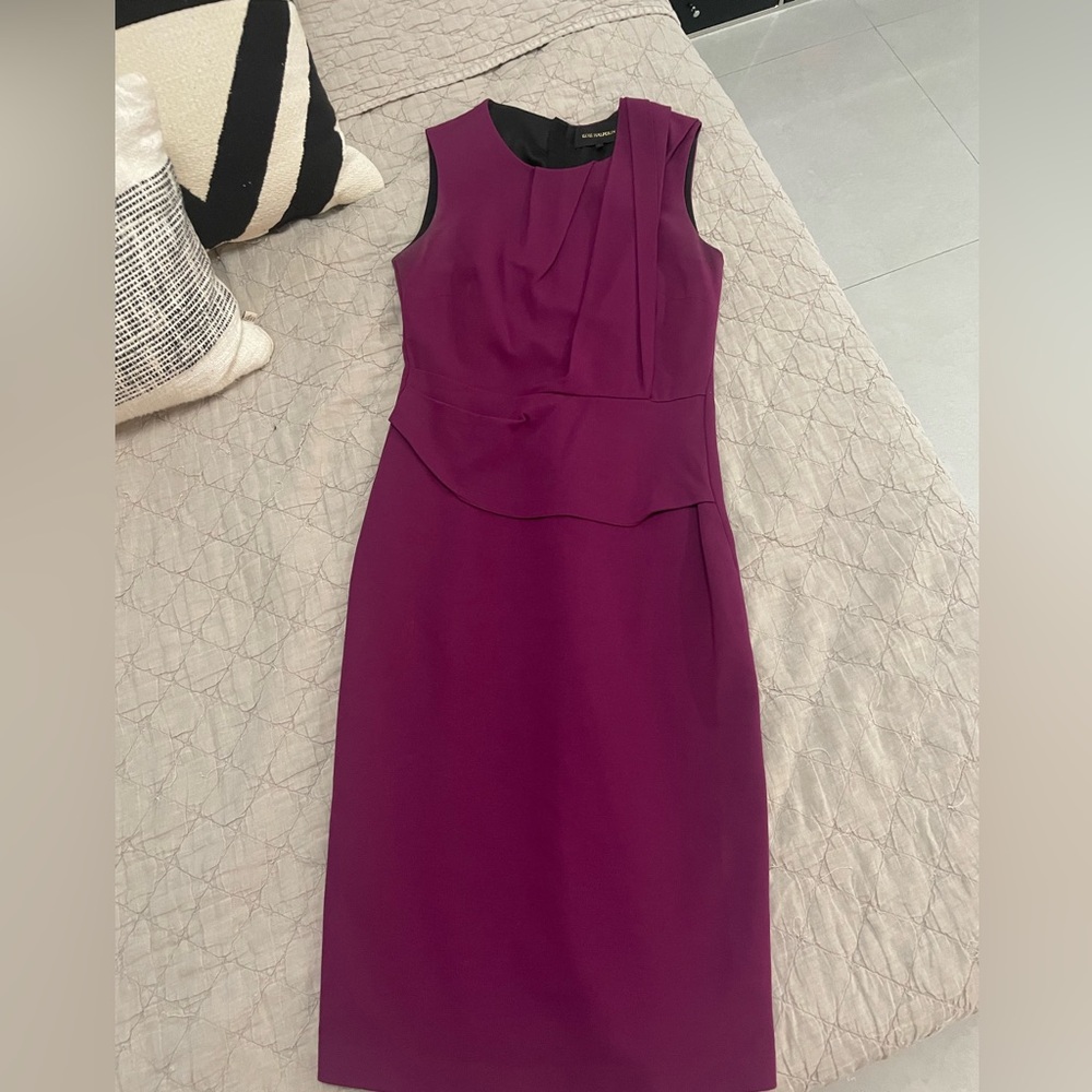 Kobi Halperin size 4 burgundy dress sleeveless